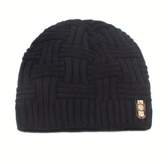 Skullies Beaines Knitted Hat Winter Hats Men Women Bonnet Warm Thick Fur Cap