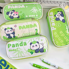 Cute Panda Pencil Case - Large Capacity Portable Pencil Bag