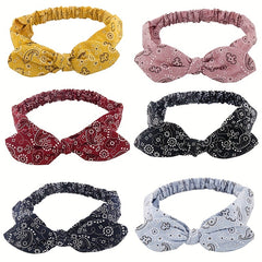 Boho Style Headband Cross Knotted Hair Band Stretchy Bandana