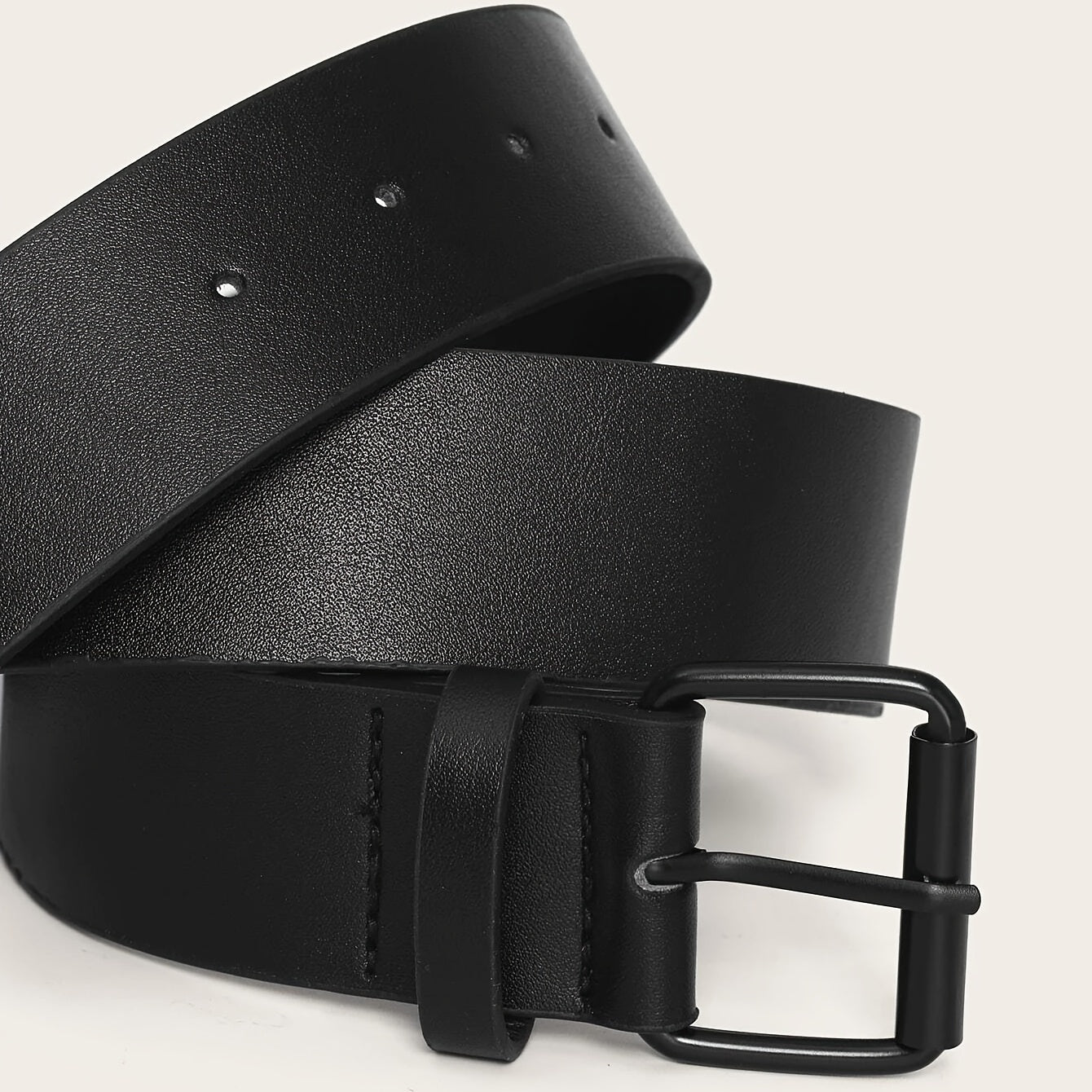 Unisex Vintage Leather Belt for Jeans Casual Wear