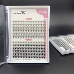 240pcs 10D 20D Cluster Lashes DIY Eyelash Extension C Curl Faux Mink 8-12mm