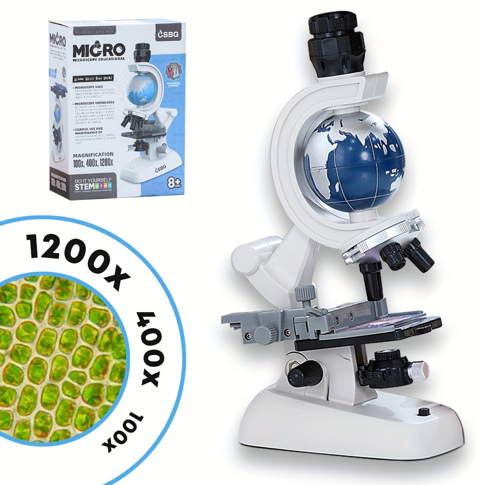 Adjustable Focus Microscope Student Lab Kit