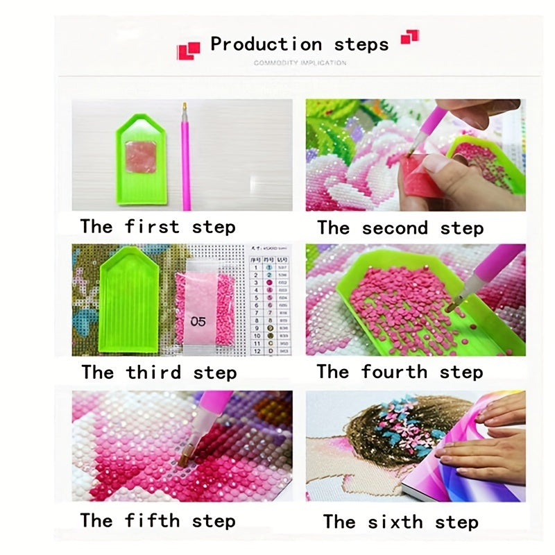 4pcs 5D Diamond Painting Four Seasons Trees DIY Kit