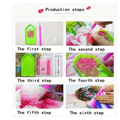 4pcs 5D Diamond Painting Four Seasons Trees DIY Kit