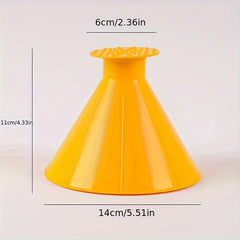2pcs Outdoor Windshield Ice Snow Removers Cone Shaped Tools