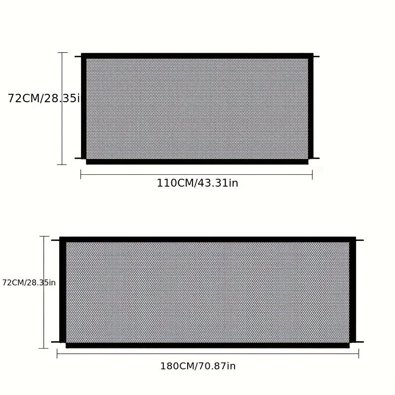 Portable Pet Dog Fence Folding Isolation Net Safety Barrier