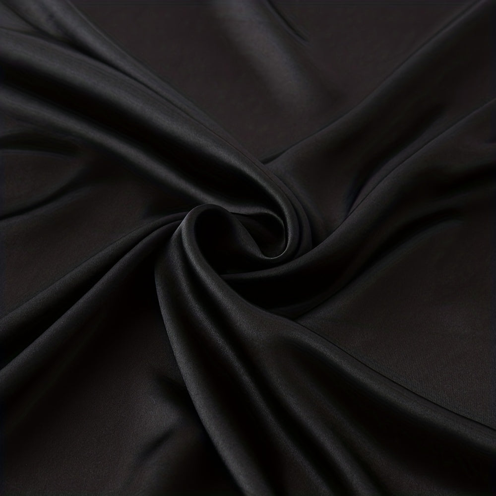 Satin Square Scarf Classic Casual Shawl Women Head Wrap Bandana
