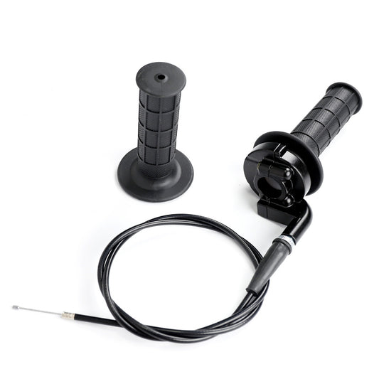 Motorcycle Throttle Grip Twist Hand Grip with Cable 22mm