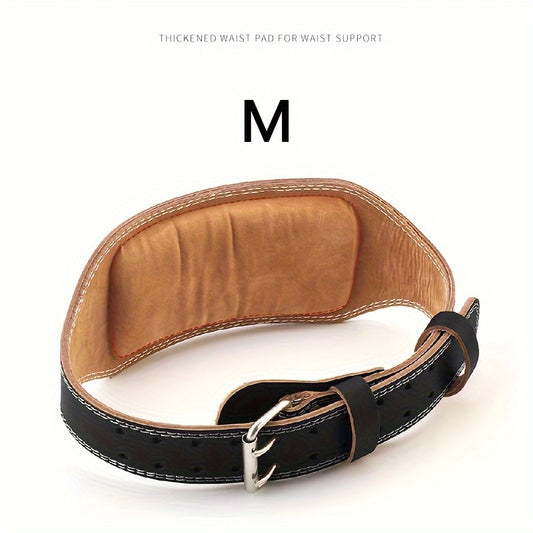 Heavy Duty PU Leather Weight Lifting Belt With Waist Support