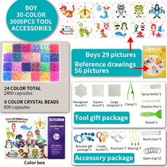Water Mist Magic Bead Puzzle Toy for Kids DIY Craft
