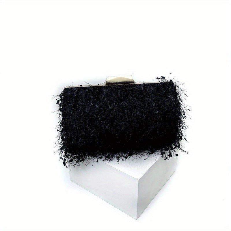 Tassel Decor Clutch Evening Bag for Party Women