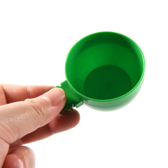 3pcs Mini Round Bird Food Water Bowl Feeder Pigeons Birds Cage Feeding Basin