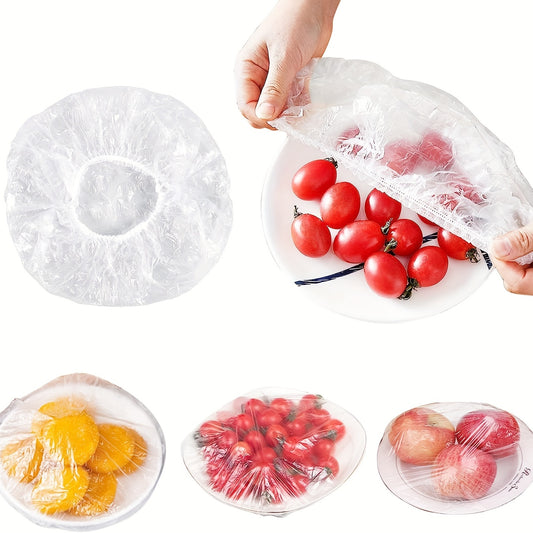 100-200pcs Reusable Elastic Food Storage Bags