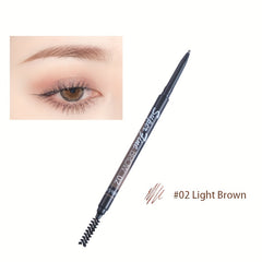 4 Colors Eyebrow Pencil with Soft Spiral Brush