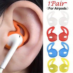Anti Slip Silicone Ear Tips and Hooks for Earphones