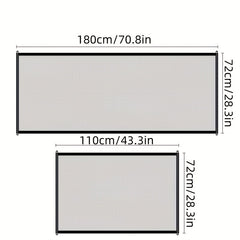 Retractable Mesh Pet Dog Gate - Indoor & Outdoor