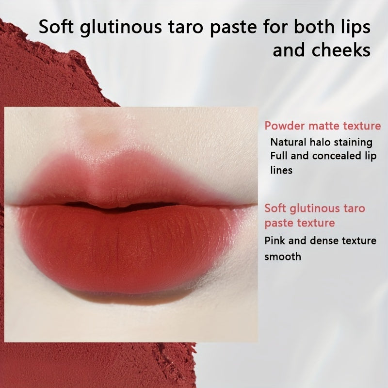 Matte Lipstick & Cheek Mud Durable & Easy Apply