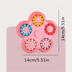10 Sided Marble Spinner Puzzle Toy Interactive Bead Spinner Gift