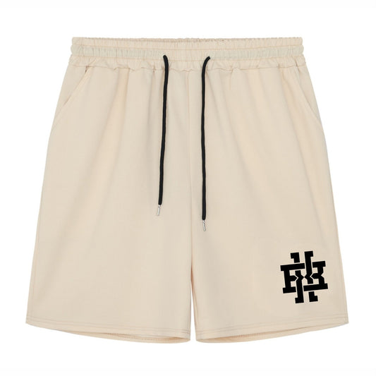 Geometric Pattern Comfy Shorts Mens Casual Stretch Elastic