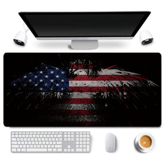 American Patriotic Bald Eagle US National Flag Large Gaming Mouse Pad