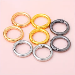 Stainless Steel Smooth Round Clip Earrings for Men
