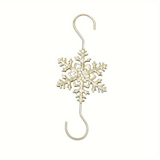 2pcs Christmas Tree Snowflake S Hook Holiday Decorations