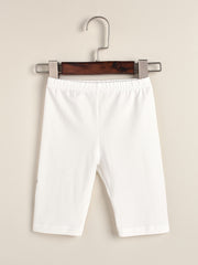 Girls Plant Print Cotton Shorts Kids Summer Clothes