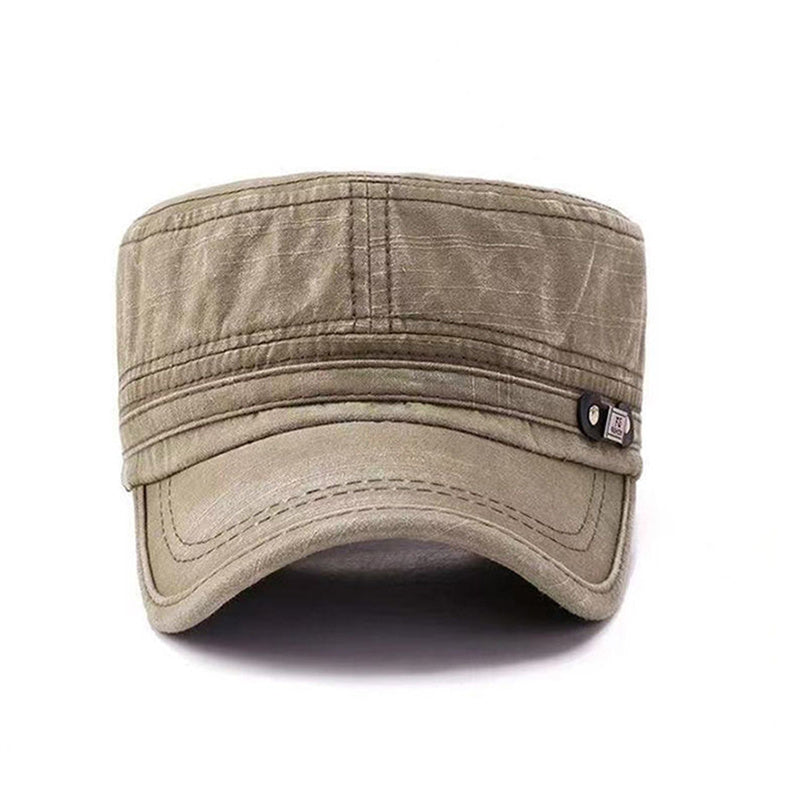 Men's Cotton Blend Flat Top Baseball Cap