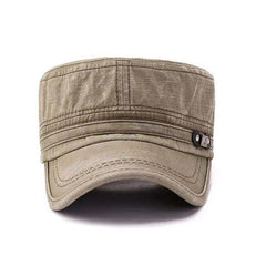 Men's Cotton Blend Flat Top Baseball Cap