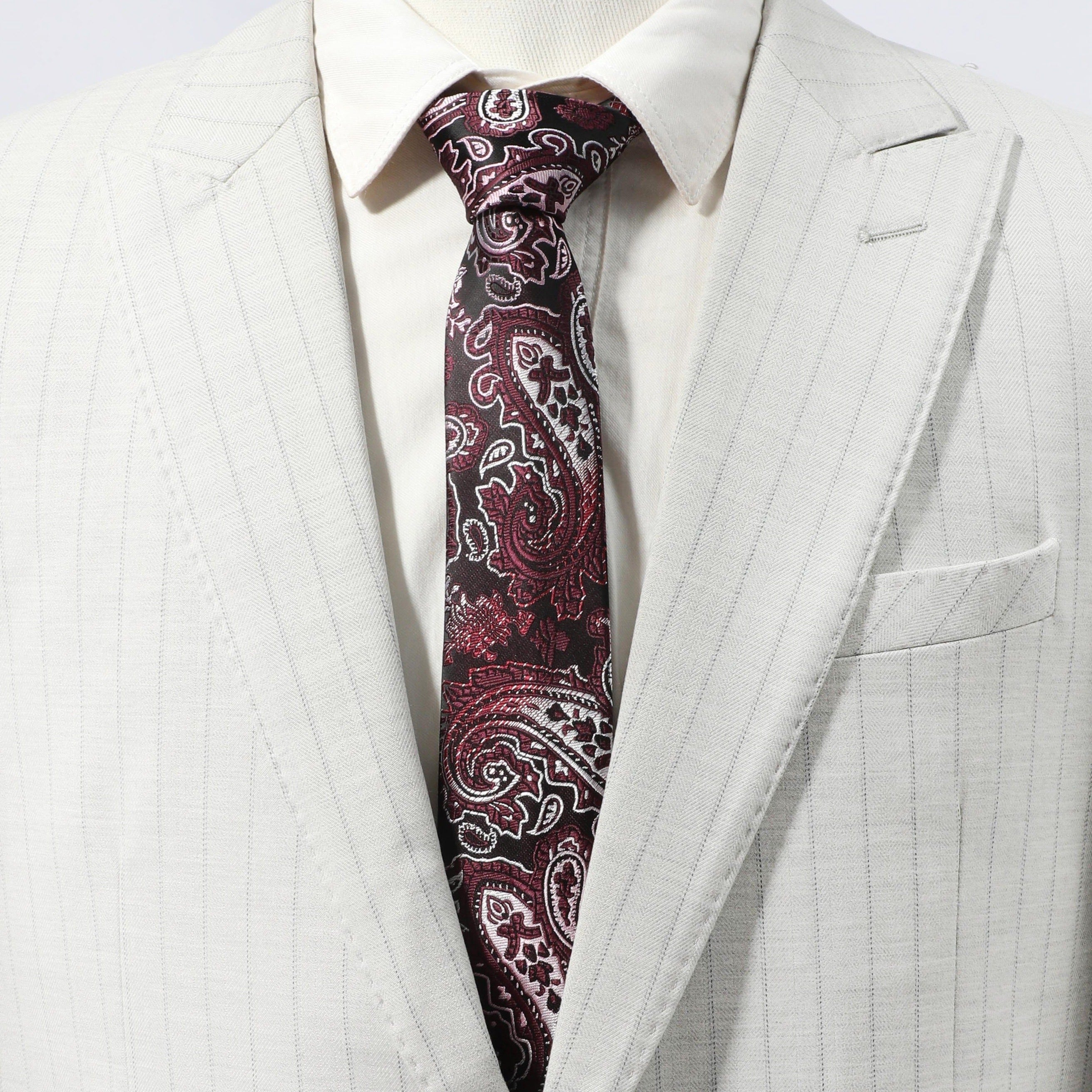 Men's Silk Necktie Floral Business Wedding Party Gift For Men