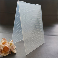 Arrival Dot Embossing Folders DIY Paper Cutting Dies Scrapbooking Plastic