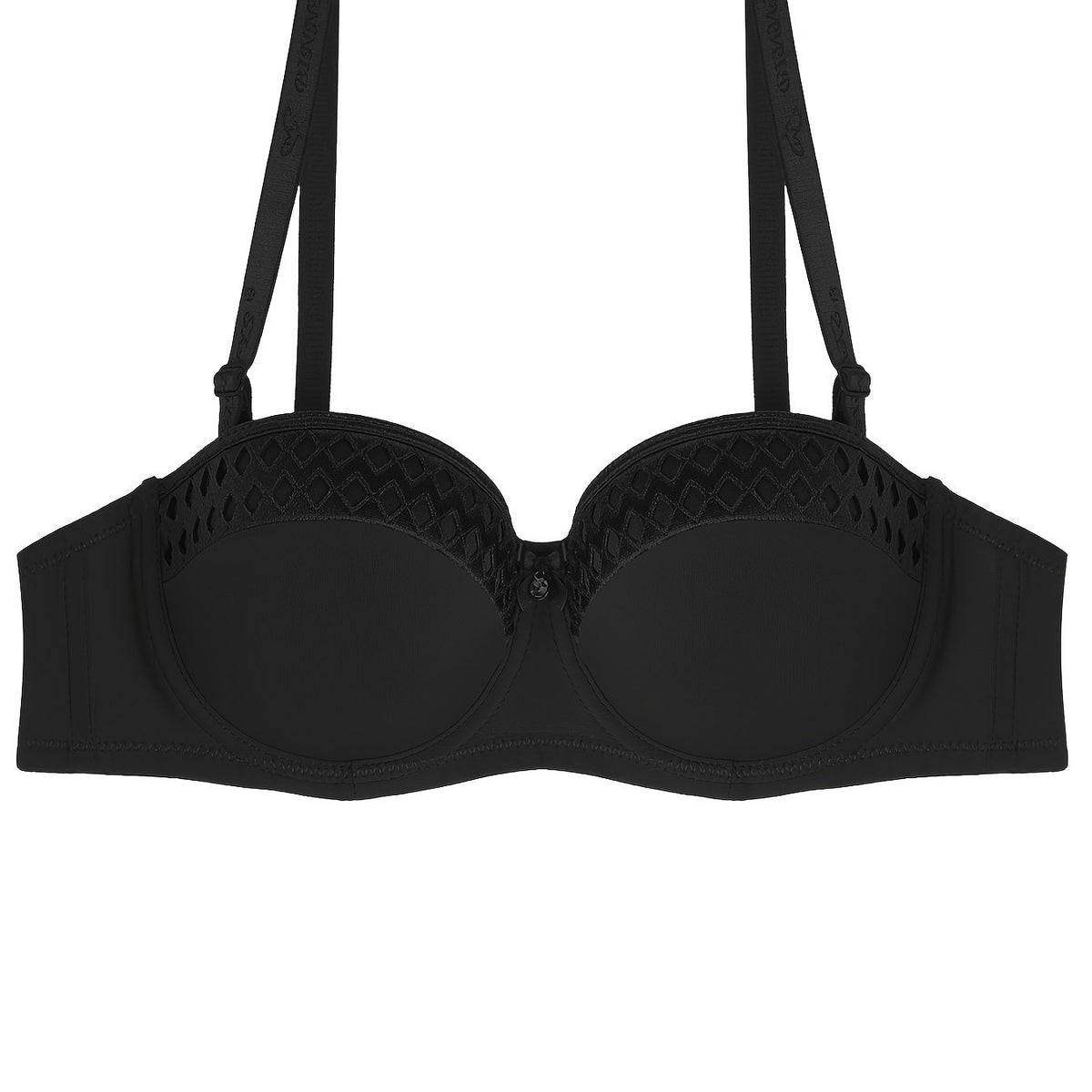 Solid Balconette Bra Push Up Women's Lingerie