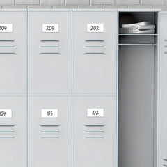 8pcs Magnetic Dry Erase Labels Name Plates Board for Locker Fridge