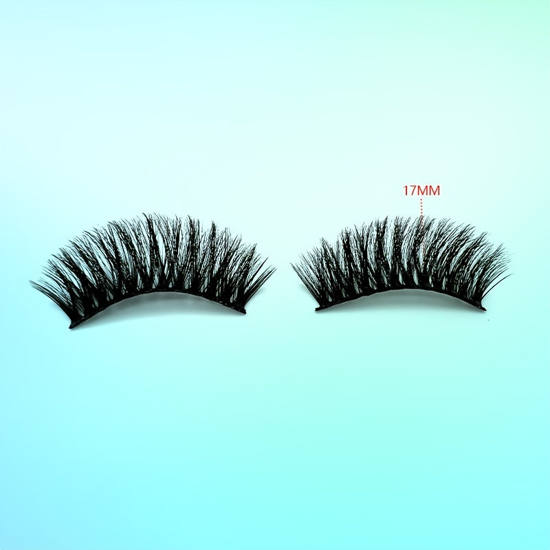 Fluffy 3D Curl Extension Eyelashes Long Dramatic and Cruelty-Free