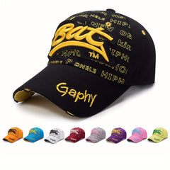 Embroidered Sunshade Sun Hat Unisex Baseball Cap