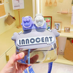 Cartoon Water Cup Leak-proof Bottle For Outdoor Sports