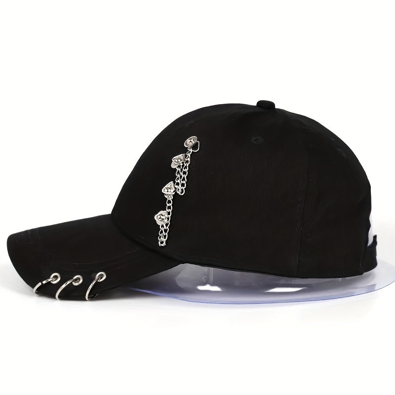Unisex Basketball Cap Anti UV Light Ring Hip Hop Baseball Cap