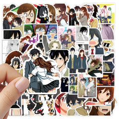 50pcs Anime Cartoon Decoration Stickers Self-adhesive Waterproof Stickers
