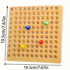 Multiplication Table Puzzle Game for Kids, School Math Teaching Aid Toy