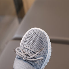 Solid Woven Shoes for Girls Lightweight Non-slip Sneakers All Seasons