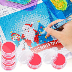 Diamond Painting Wax Storage Container Case With Glue Clay Organizer