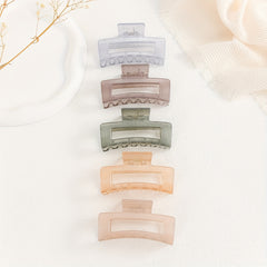 5pcs Sparkly Hair Claw Nonslip Ponytail Holder for Women Girls
