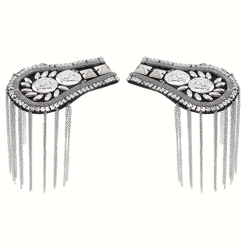 Detachable Tassel Epaulets for Suits Jackets - Set of 2
