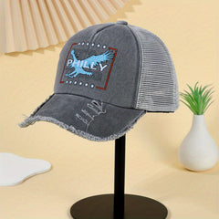Unisex Breathable Adjustable Baseball Cap Embroidered For Outdoor Sport