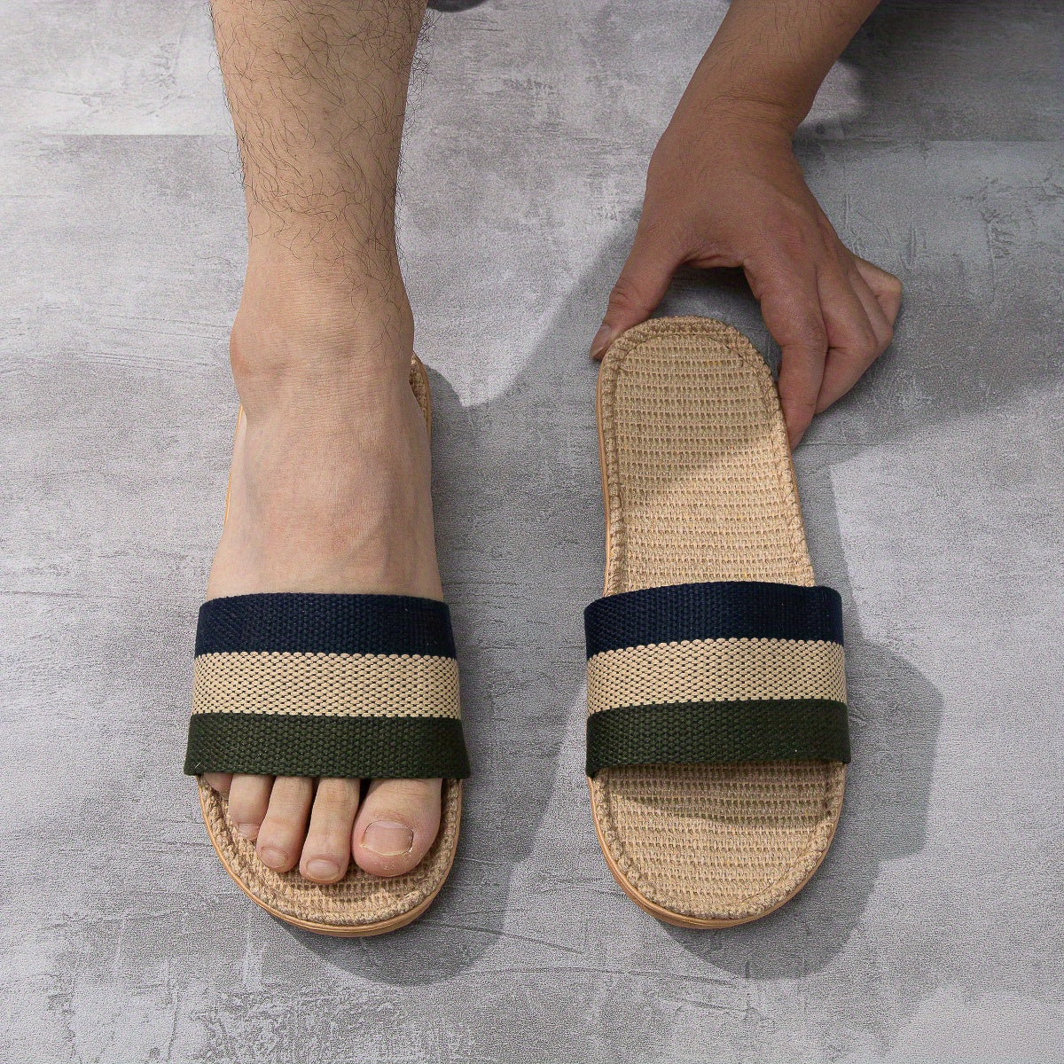 Men's Slip On Slides Assorted Colors Slippers
