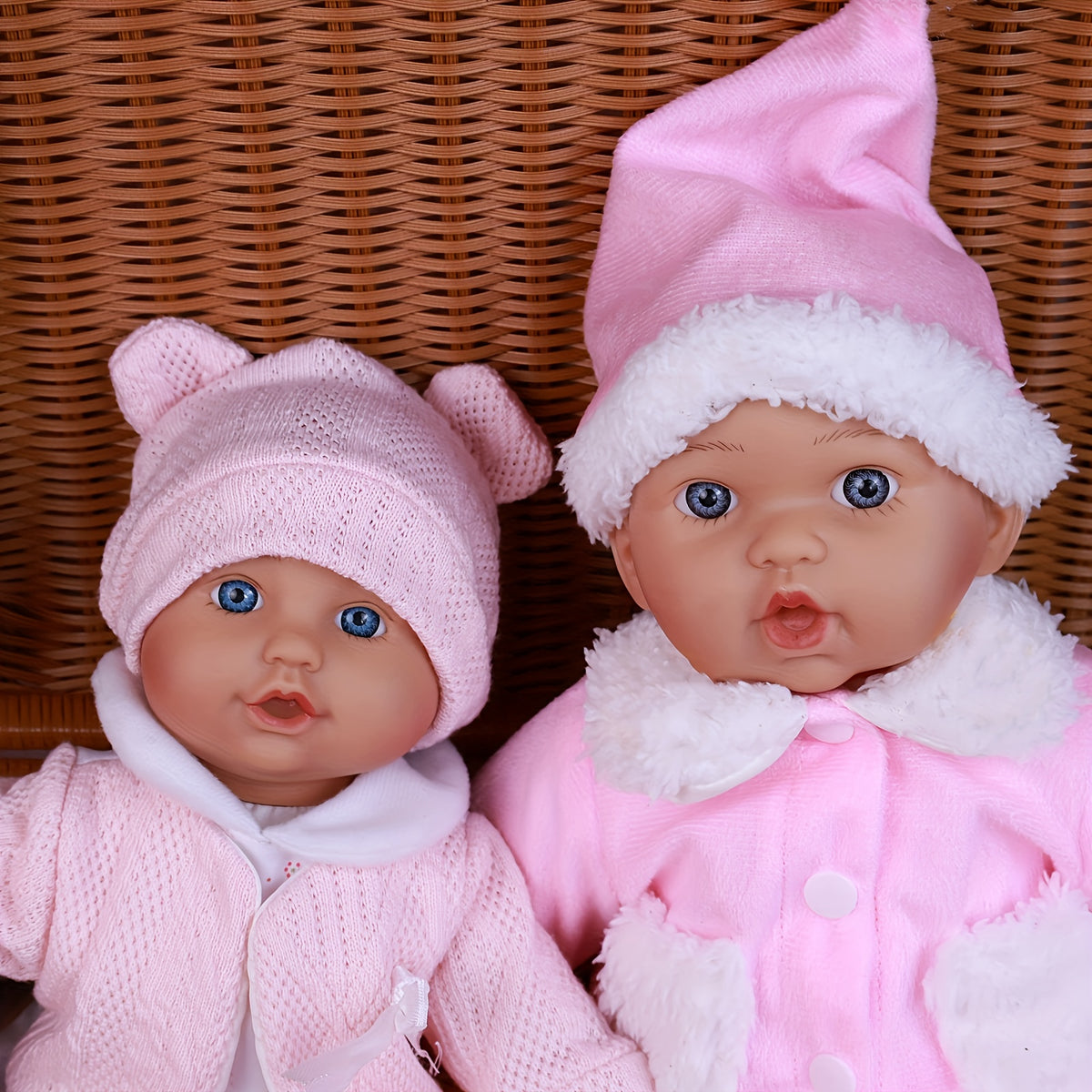 Reborn Dolls Set - 13 Inch and 16 Inch, Ideal for Holidays, Halloween, Birthd