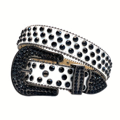 Rhinestone Belt Hip Hop Punk Pants