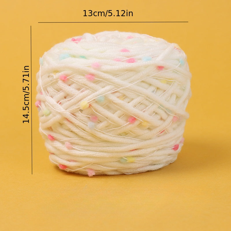 Colored Bean Thread Mohair Yarn 100% Cotton for DIY Crocheting and Knitting