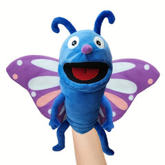 Hand Puppet Insect Toys for Kids Plush Finger Puppet Halloween Decor