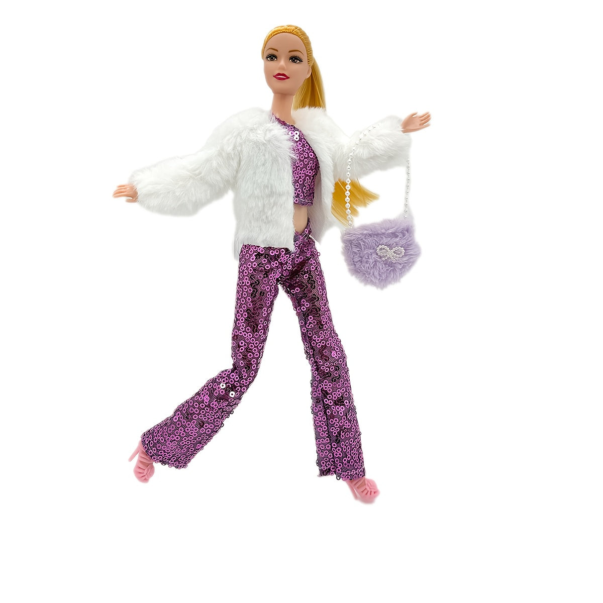 Noble Doll Set with Clothes, Bag, Shoes - Christmas Toy